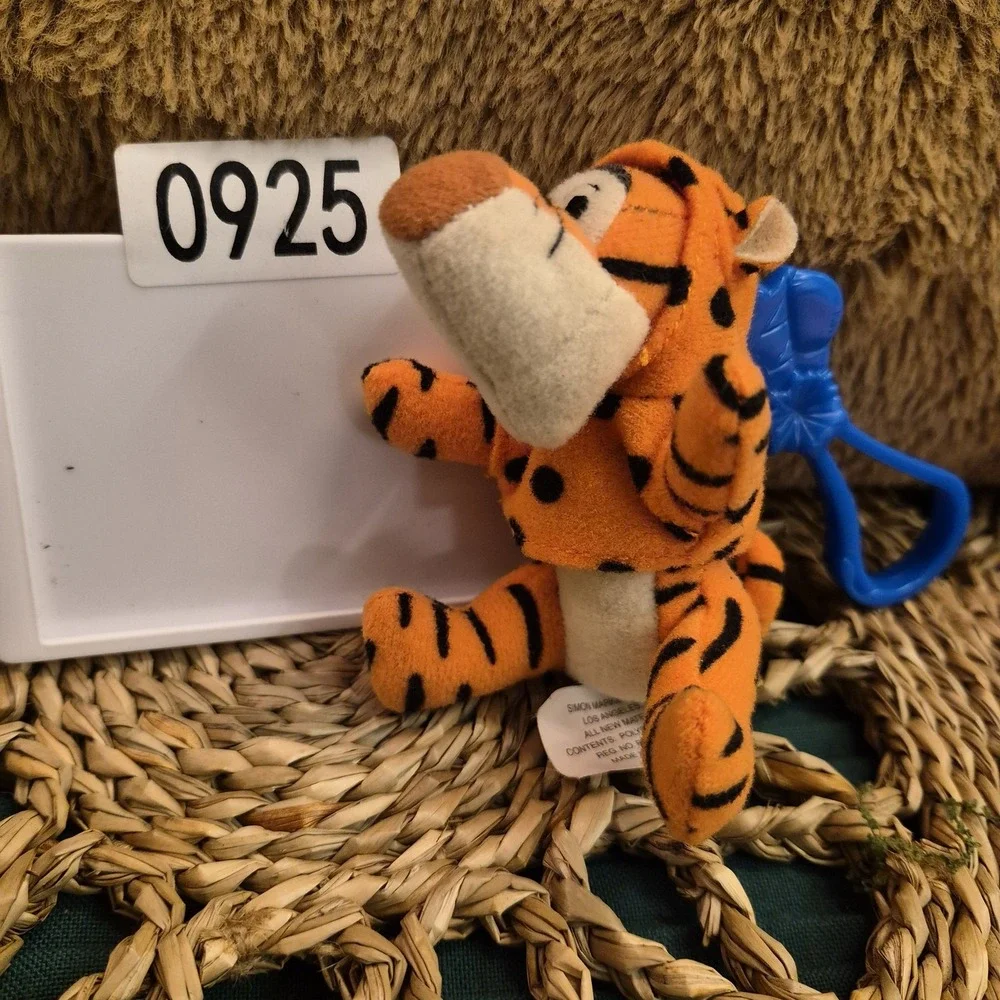 ✅2000 McDonald's Disney The Tigger Movie Plush Keychain Backpack Clip#️⃣0925